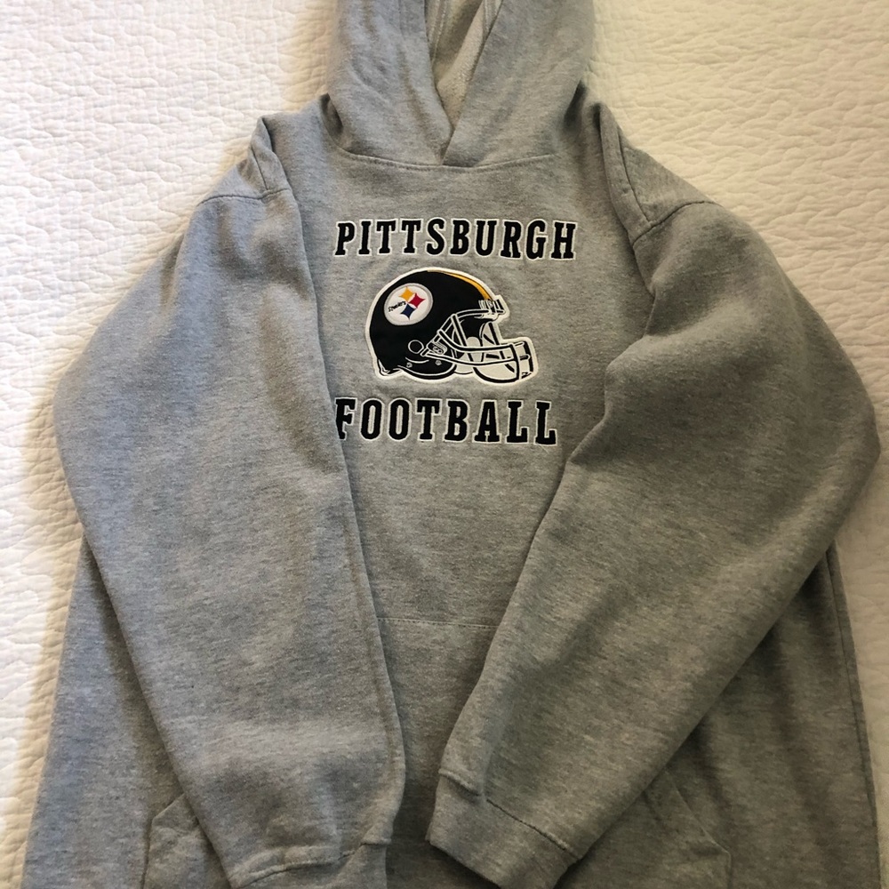 steelers hoodie youth xl